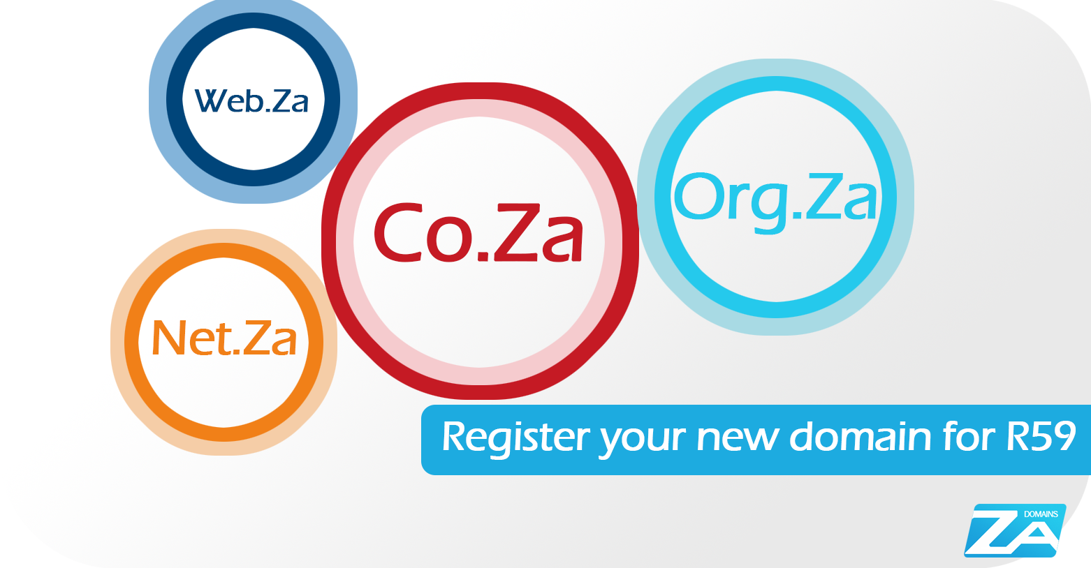 Register your new domain for R59